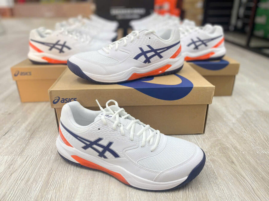 giày tennis/pickleball asics gel-dedicate 8 'indigo fog' 1041a408-110