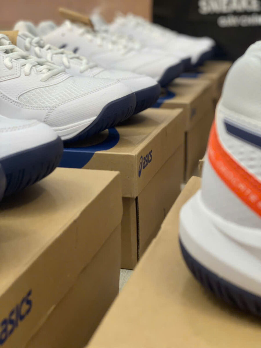 giày tennis/pickleball asics gel-dedicate 8 'indigo fog' 1041a408-110