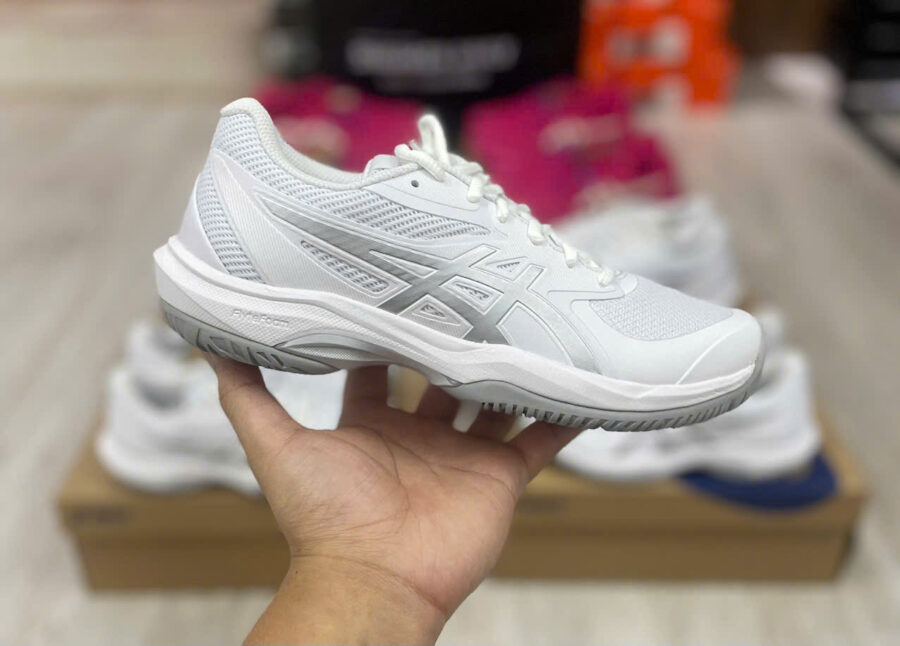 giày tennis/pickleball asics game ff 'pure silver' 1042a281-101