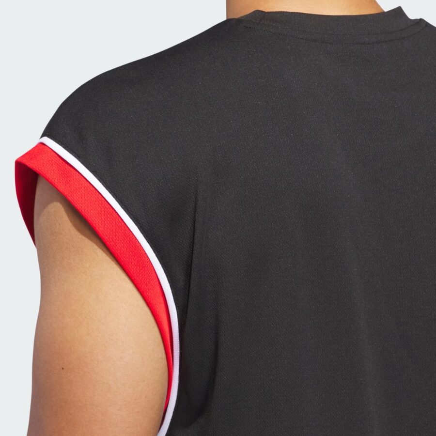 áo adidas tank top không tay basketball all-world đen ji7577