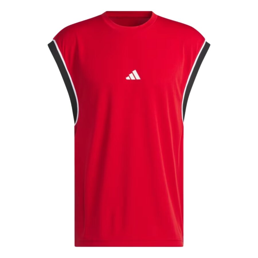 áo adidas tank bóng rổ basketball all-world nam 'red' jn4720