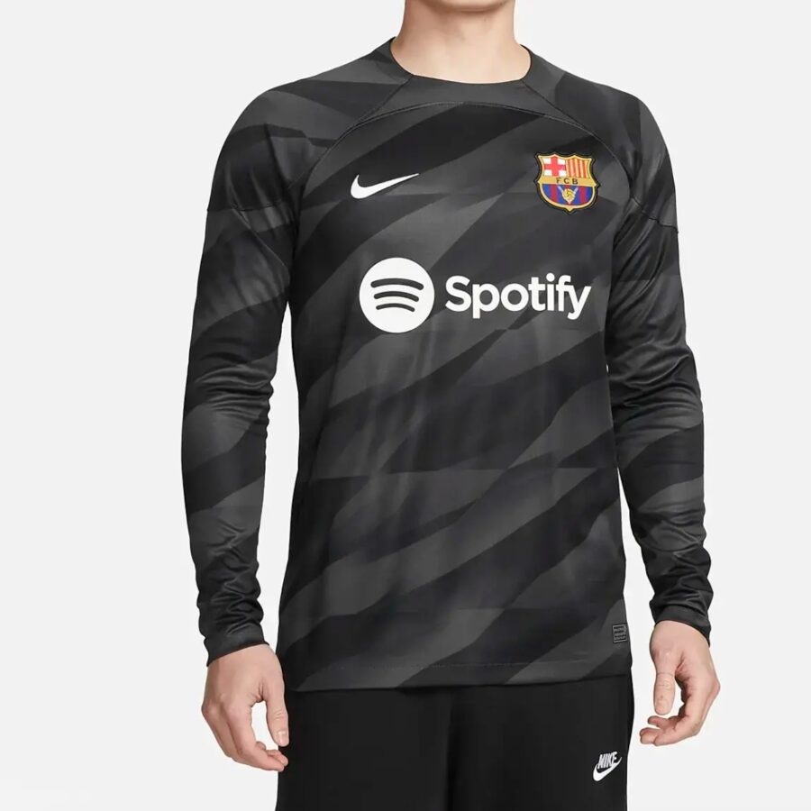 áo nike fc barcelona 2324 stadium goalkeeper 'black' dx2635-061