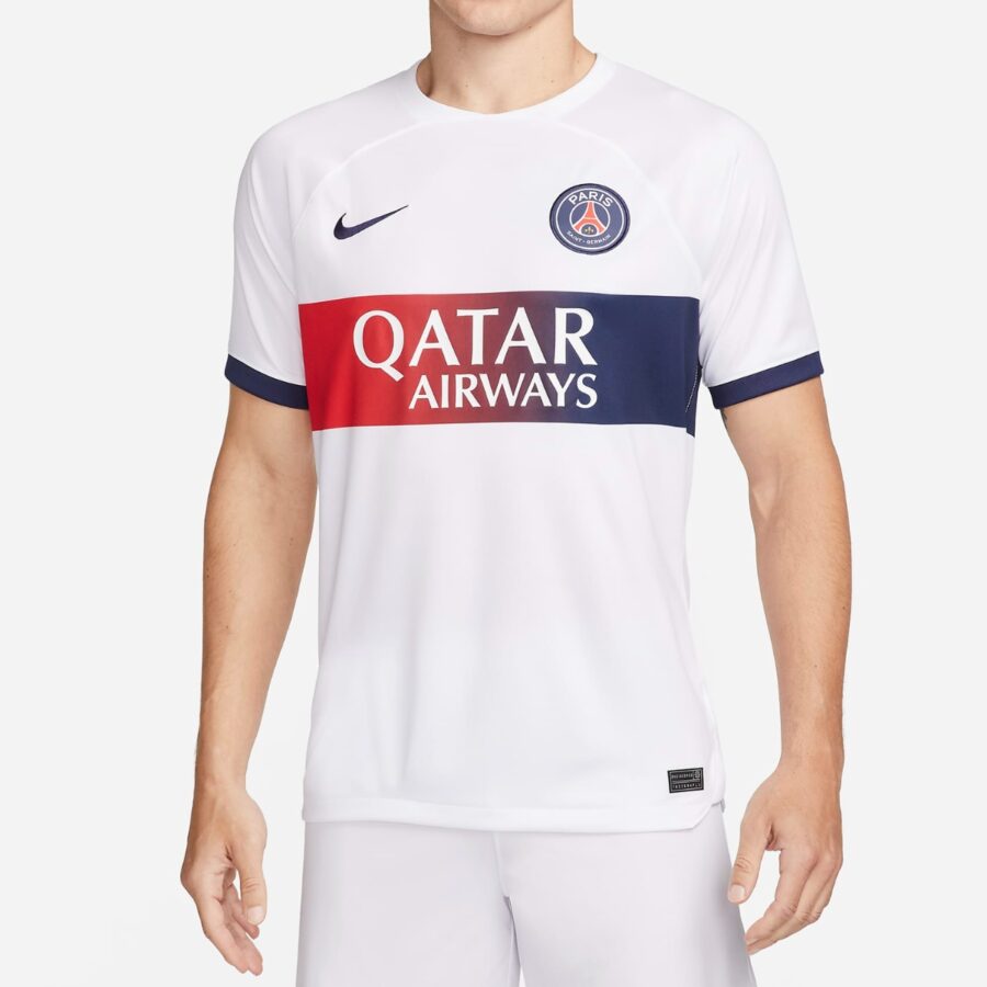 áo nike paris saint-germain 202324 stadium away jersey 'white' dx2693-101