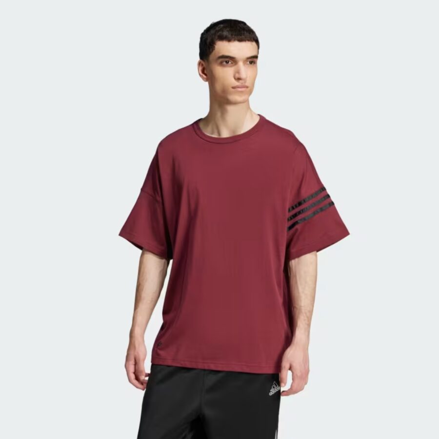 áo adidas t-shirt neuclassics nam 'shadow red' jc9934