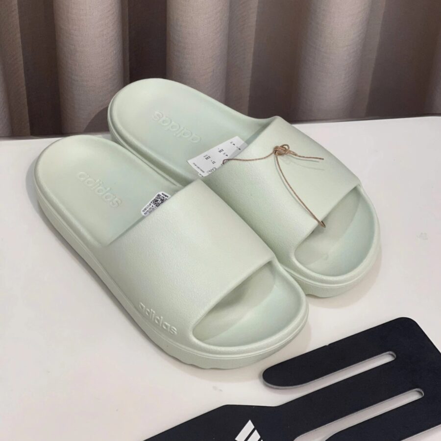 dép adidas adilette lumia linen green jq7459