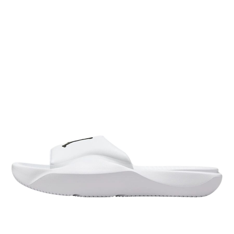 dép jordan franchise slide white black hf3263-100