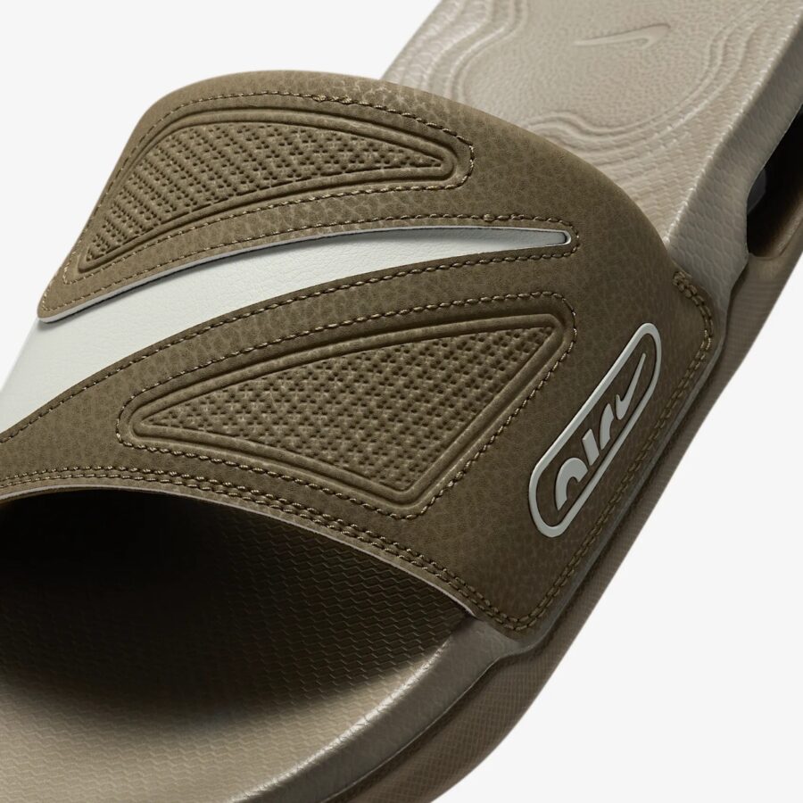 dép nike air max cirro slide dark grey volt green dc1460-202