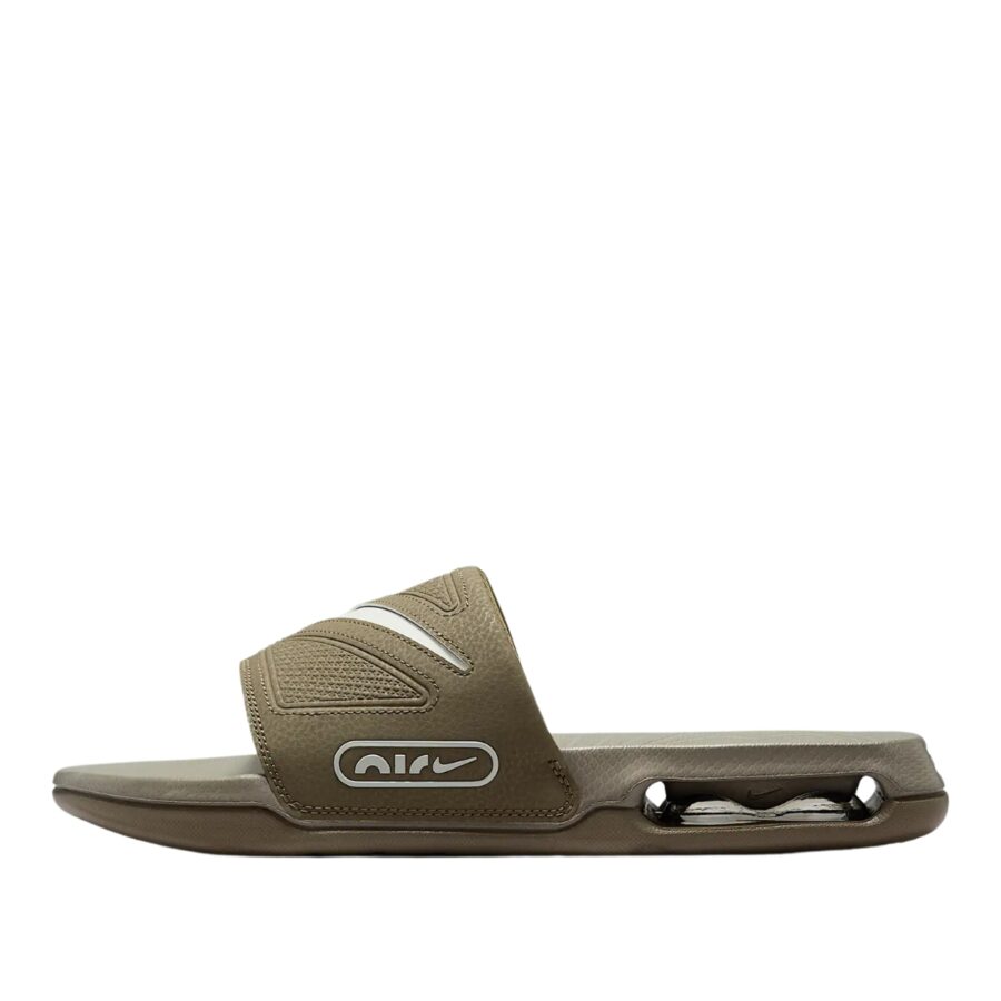 dép nike air max cirro slide dark grey volt green dc1460-202