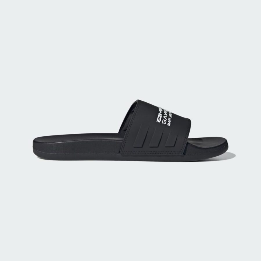 dép adidas quai ngang mercedes amg petronas f1 adilette 'core black' jr1070