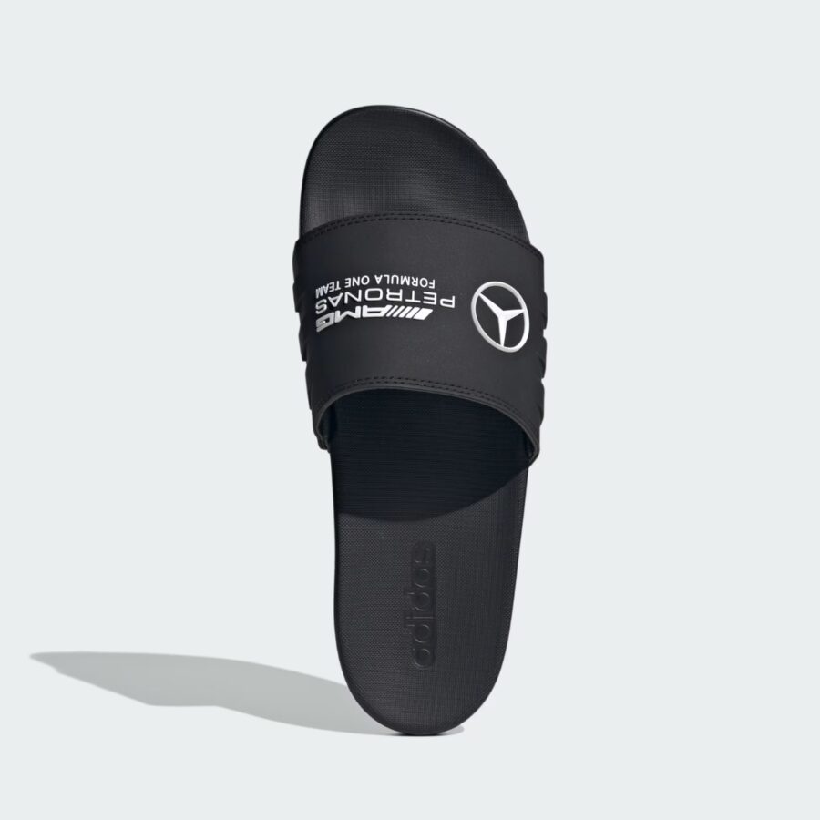 dép adidas quai ngang mercedes amg petronas f1 adilette 'core black' jr1070