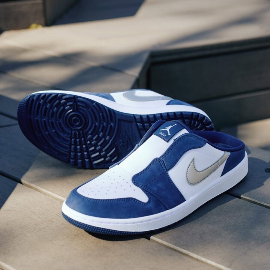 giày air jordan 1 low mule golf 'midnight navy' fj1214-102