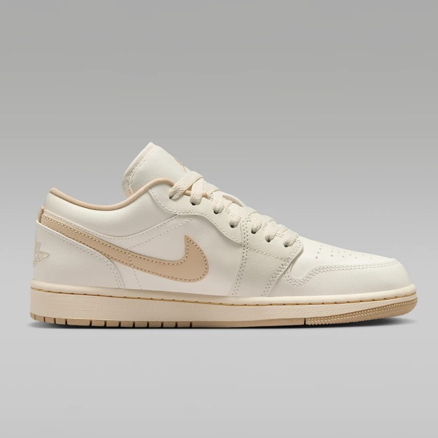 giày air jordan 1 low 'sail tan' dc0774-112