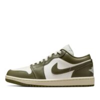 giày air jordan 1 low wmns medium olive dc0774-122