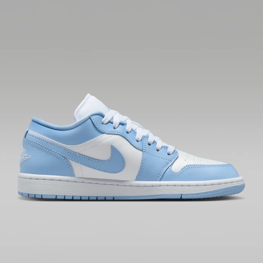 giày air jordan 1 low white aluminum dc0774-142