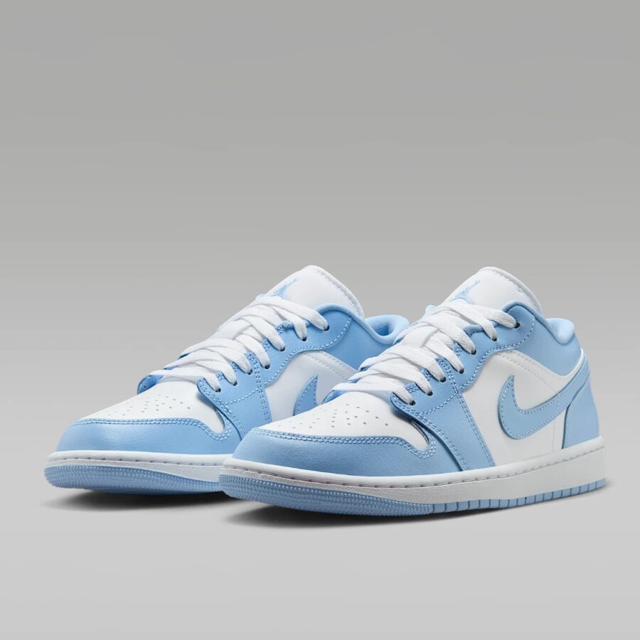 giày air jordan 1 low white aluminum dc0774-142