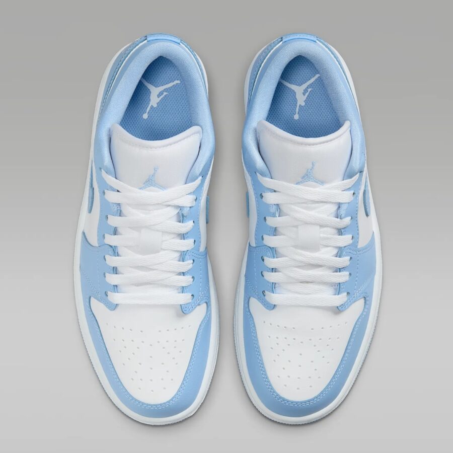 giày air jordan 1 low white aluminum dc0774-142