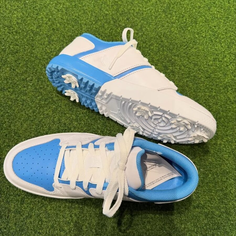 giày air jordan nu retro 1 low golf 'unc' fz4153-101