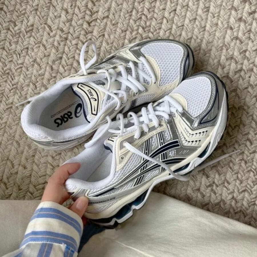 giày asics gel-kayano 14 ‘white midnight’ 1202a056-109