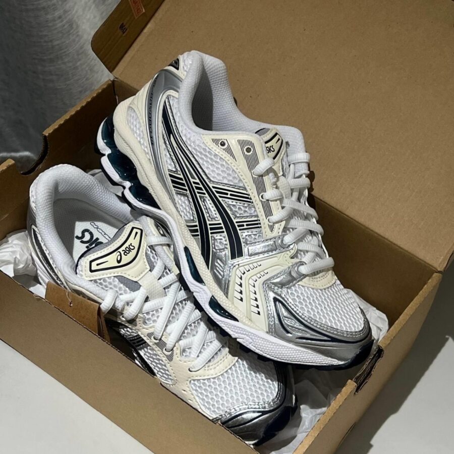 giày asics gel-kayano 14 ‘white midnight’ 1202a056-109