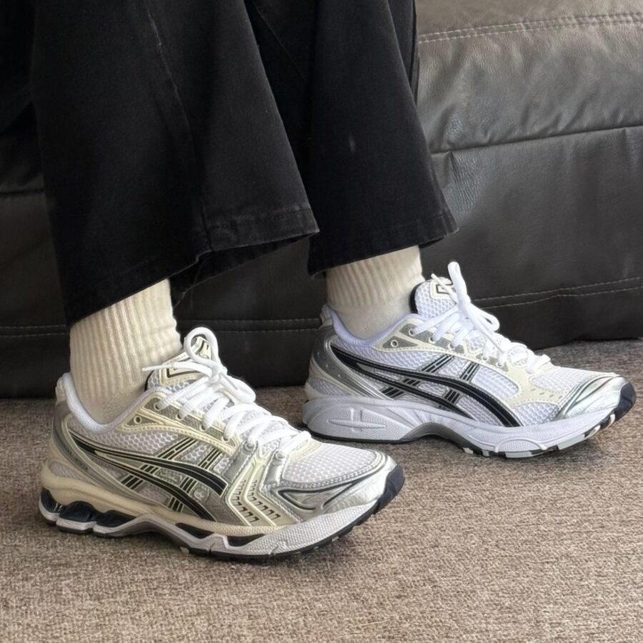 giày asics gel-kayano 14 ‘white midnight’ 1202a056-109
