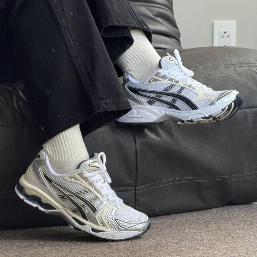 giày asics gel-kayano 14 ‘white midnight’ 1202a056-109