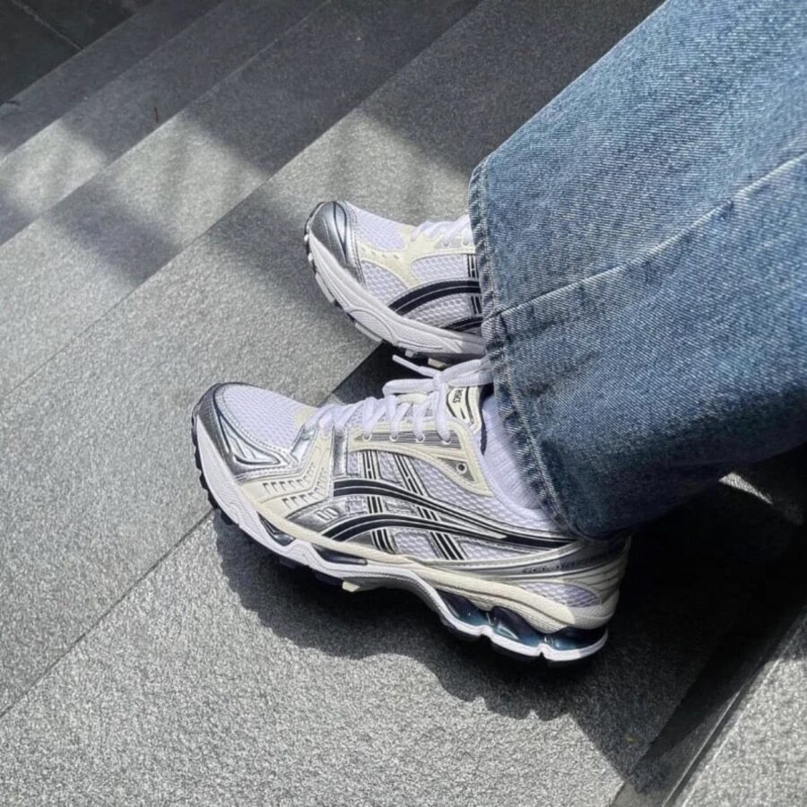giày asics gel-kayano 14 ‘white midnight’ 1202a056-109