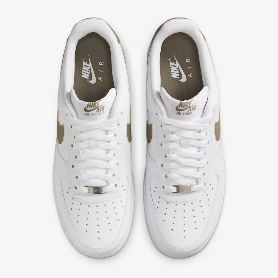 giày nike air force 1 07 af1 white neutral olive fj4146-116
