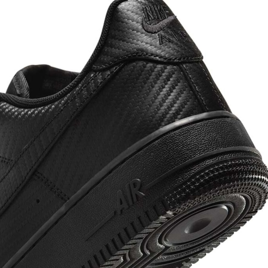 giày nike air force 1 low black carbon fiber hf2886-001