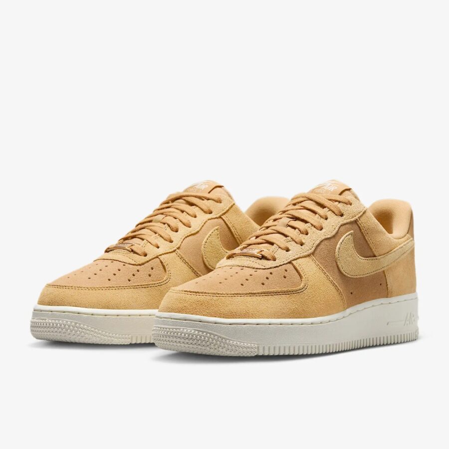 giày nike air force 1 low suede club gold hj5336-700