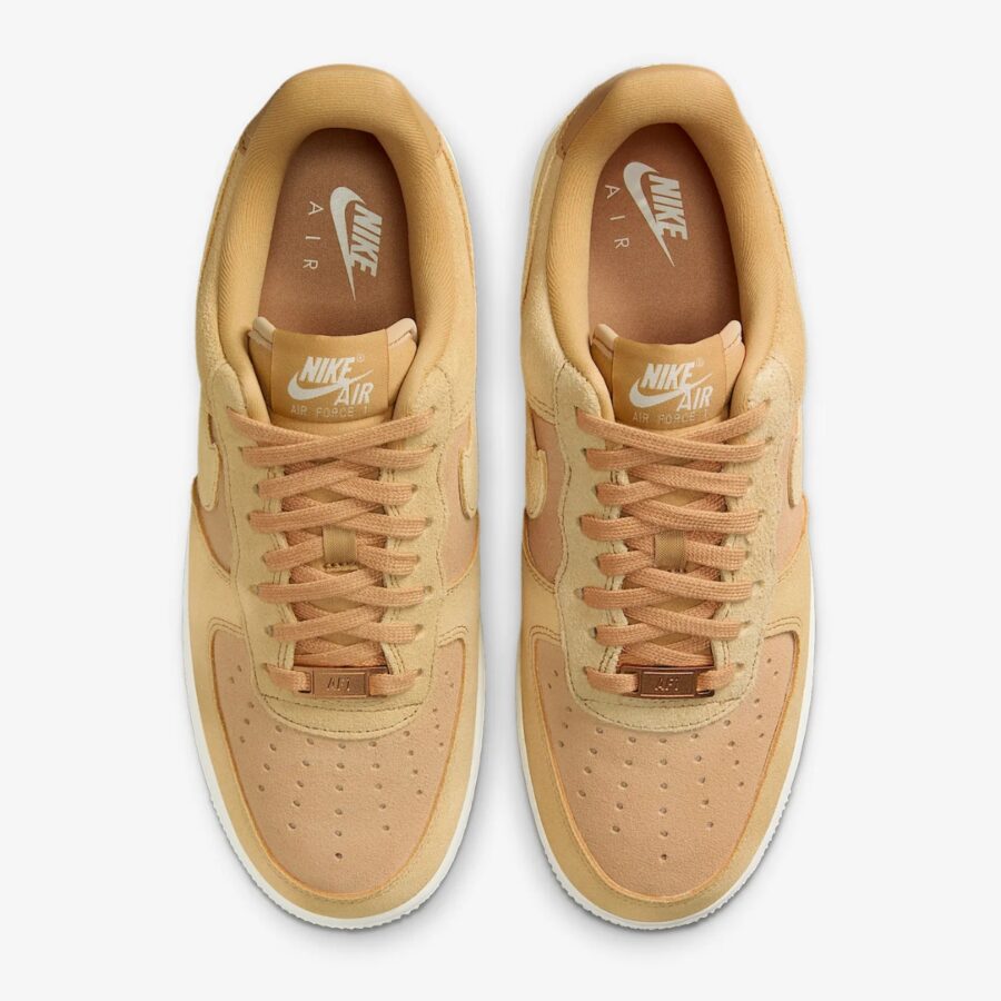 giày nike air force 1 low suede club gold hj5336-700