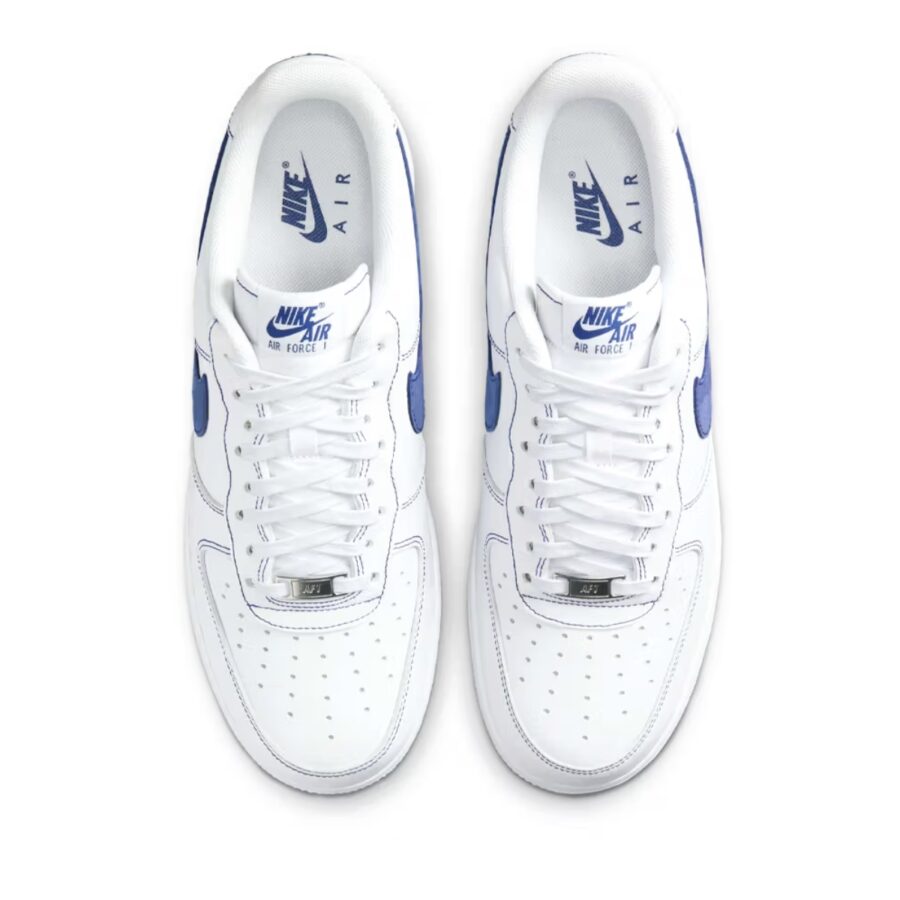 giày nike air force 1 low 'white deep royal blue' hq2037-100