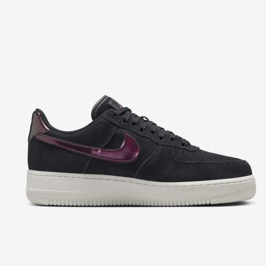giày nike air force 1 low womens 'black dark raisin' hj4401-002