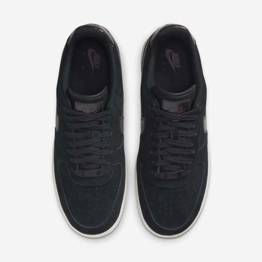 giày nike air force 1 low womens 'black dark raisin' hj4401-002