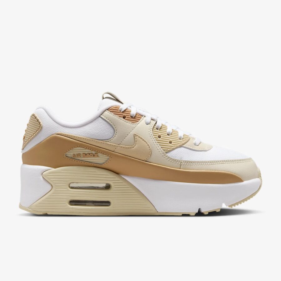 giày nike air max 90 lv8 'white club gold' fd4328-112