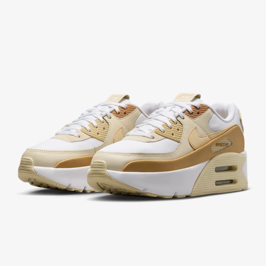 giày nike air max 90 lv8 'white club gold' fd4328-112