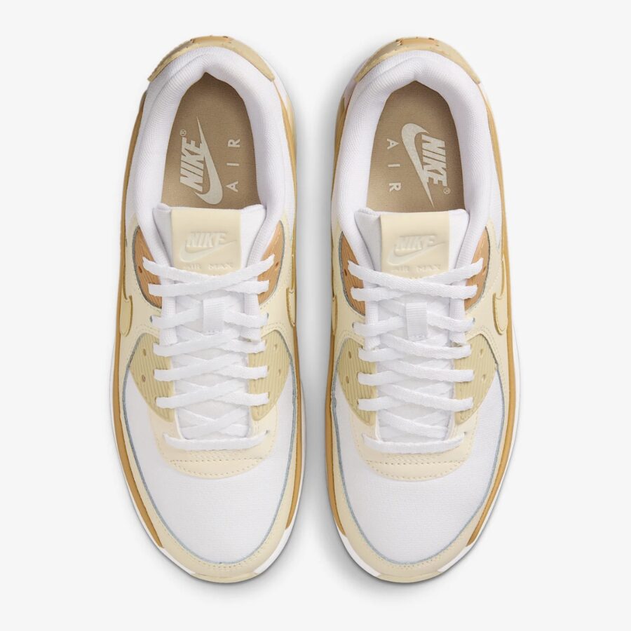giày nike air max 90 lv8 'white club gold' fd4328-112