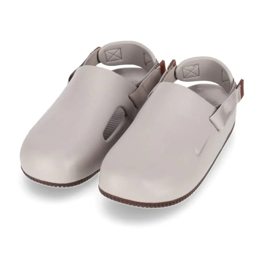 dép nike calm mens mules 'grey brown' fd5131-005
