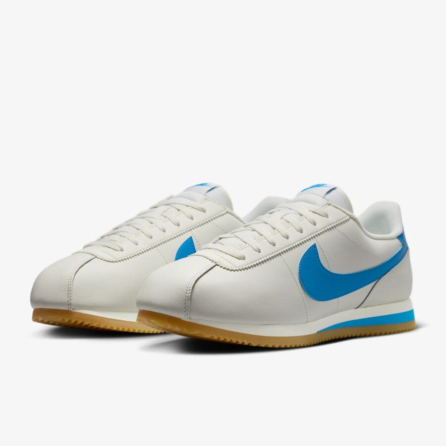giày nike cortez basic sl gs 'white hyper pink' dm4044-112