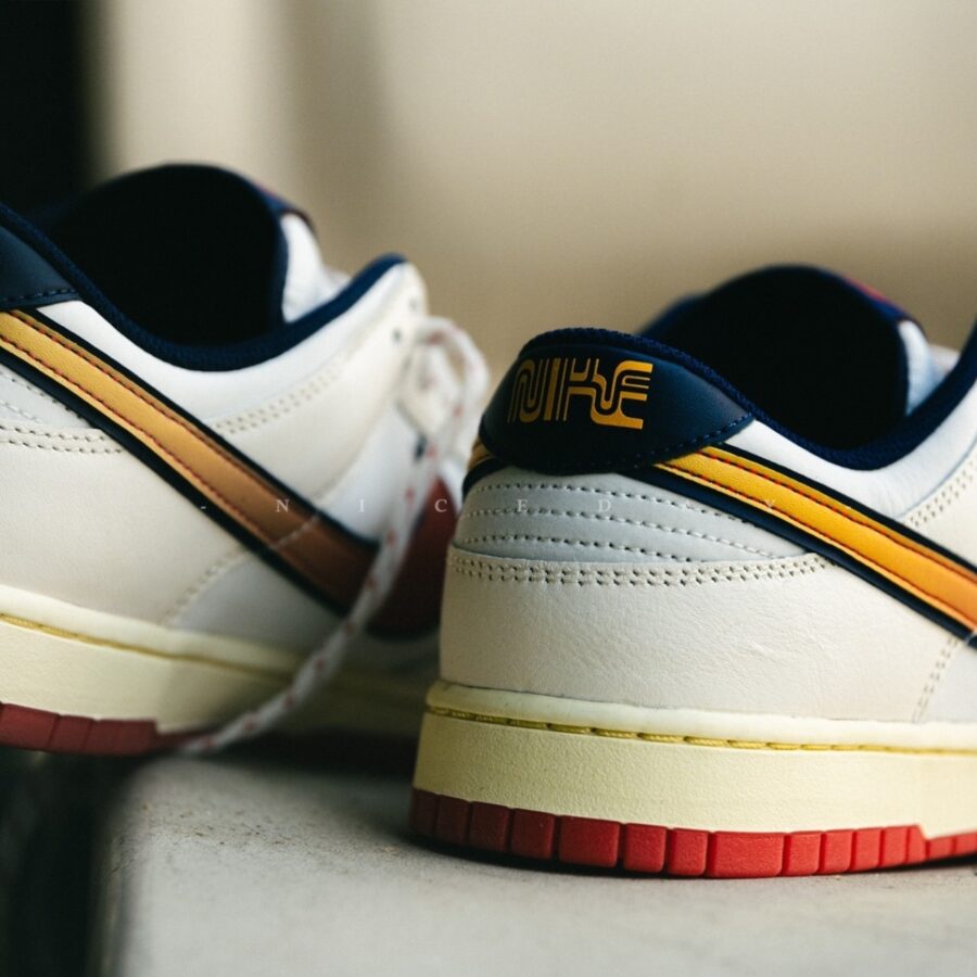 giày nike dunk low 'retro pack sail navy' hv5749-110