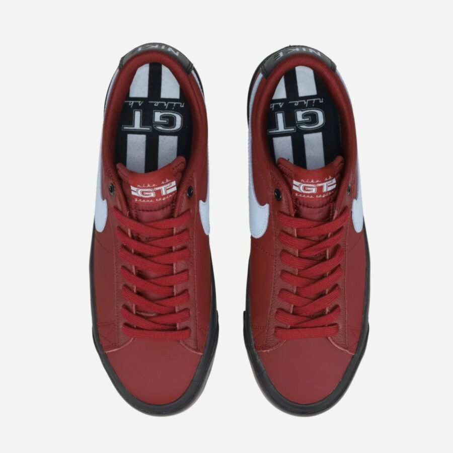 giày nike sb blazer low pro gt dark team red black dv1226-600