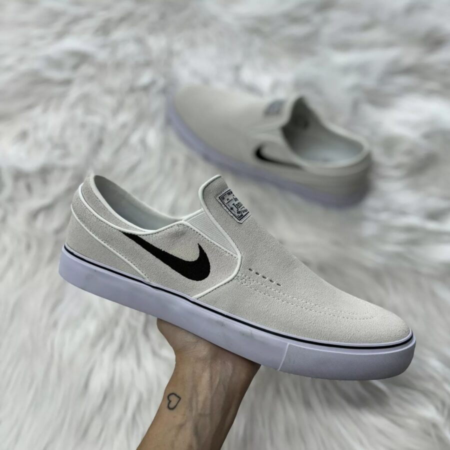 giày nike sb janoski+ slip low mens skate shoes white fn5893-100