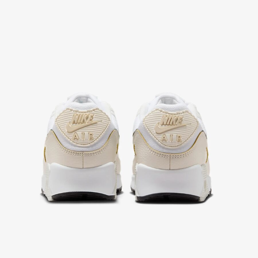 giày nike women's air max 90 'white flat pewter' hm8128-101