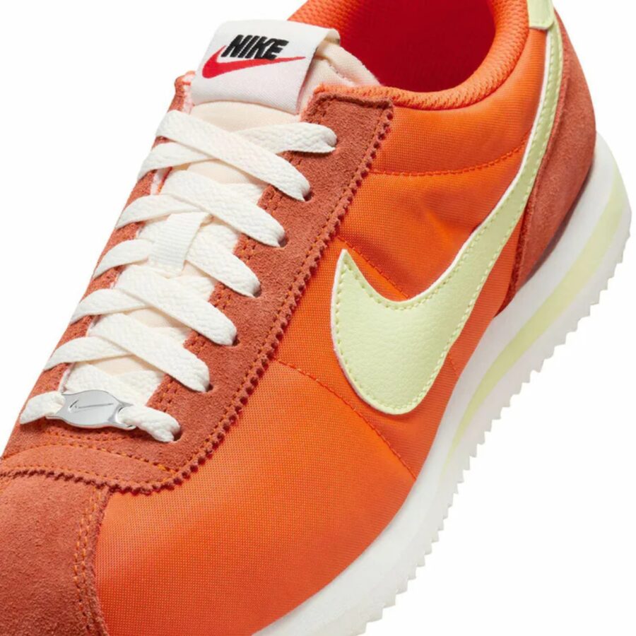 giày nike women's cortez textile orange hj9612-800