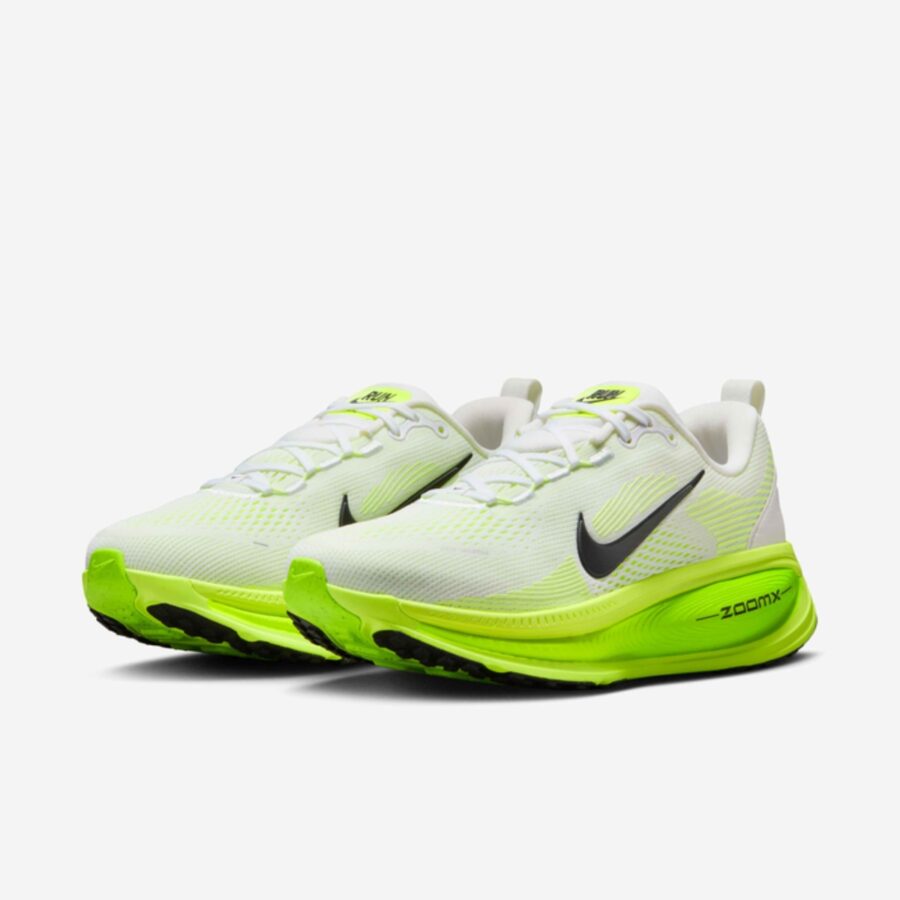 giày nike women's vomero 18 'white electric green' hm6804-102