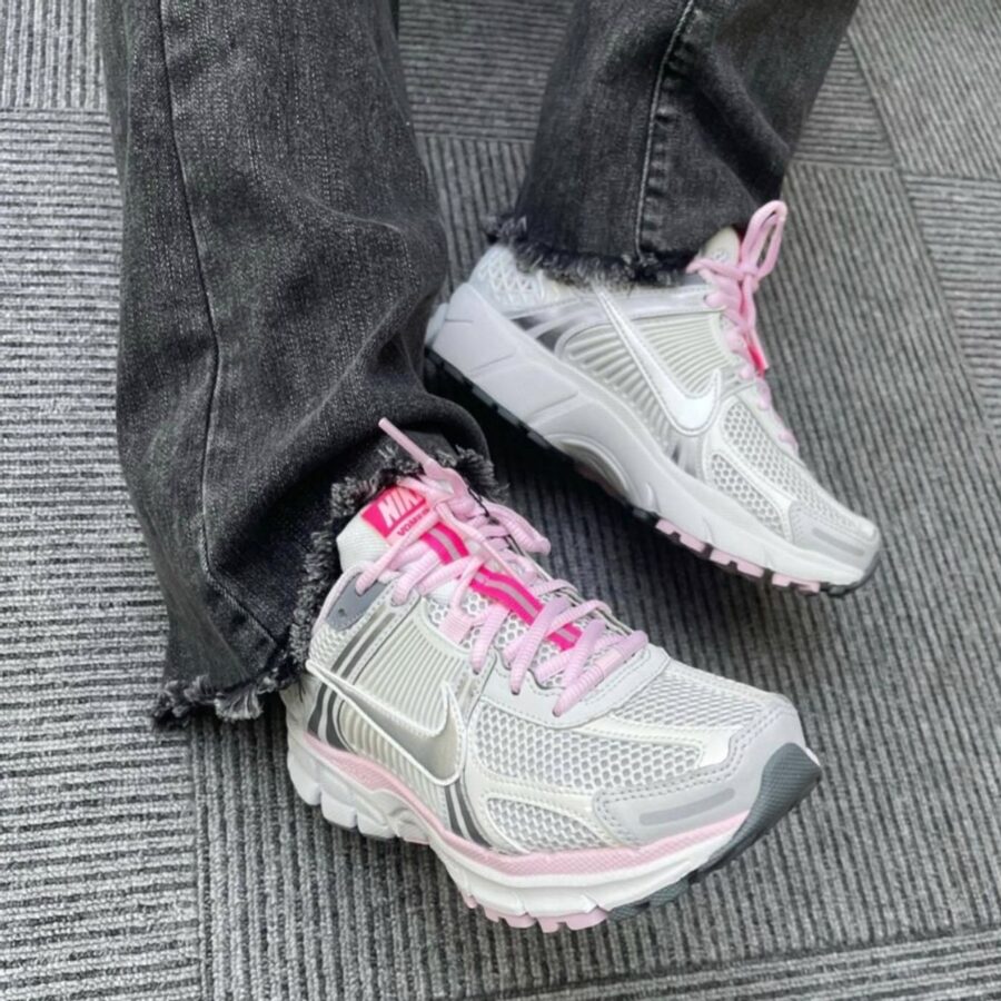 giày nike zoom vomero 5 'white pink' fn3695-001