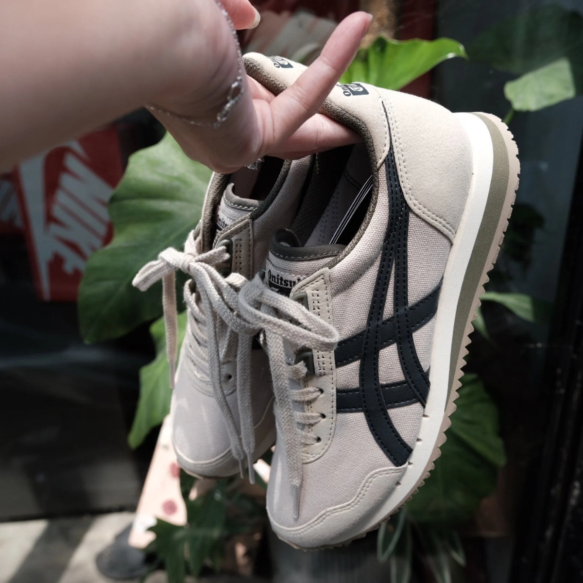 Giày Onitsuka Tiger Dualio 'Cream Grey Green' 1183A856-201