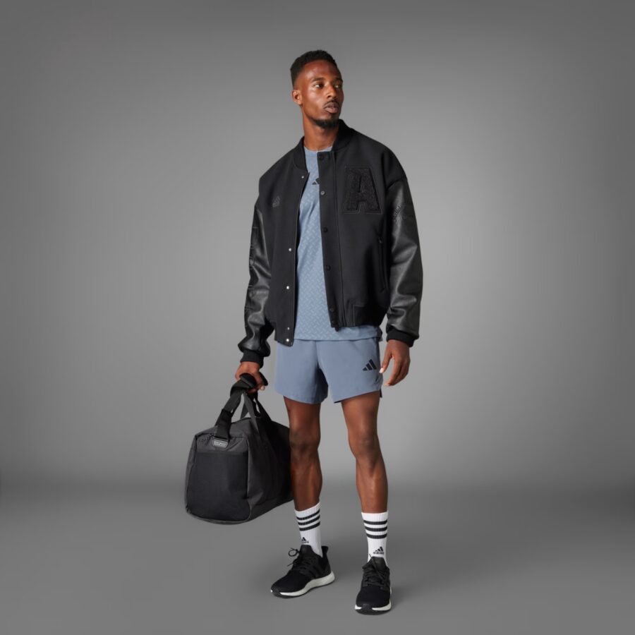 quần adidas power 3-stripes shorts grey je8236
