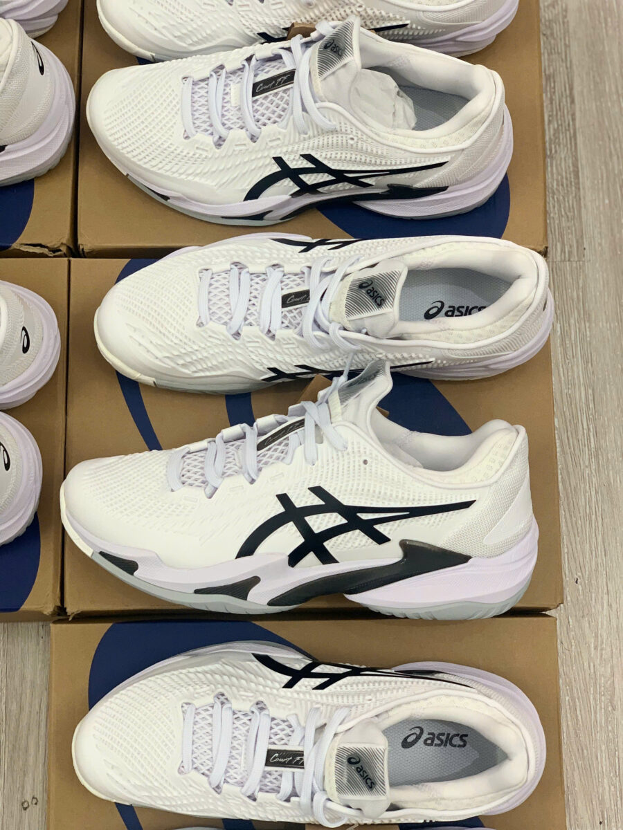 giày asics court ff 3 ‘white black’ 1041a370-100