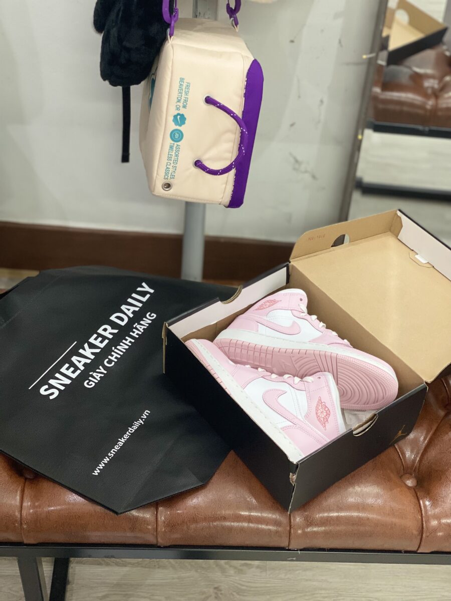 giày air jordan 1 mid 'valentine's day' (gs) dq8423-608