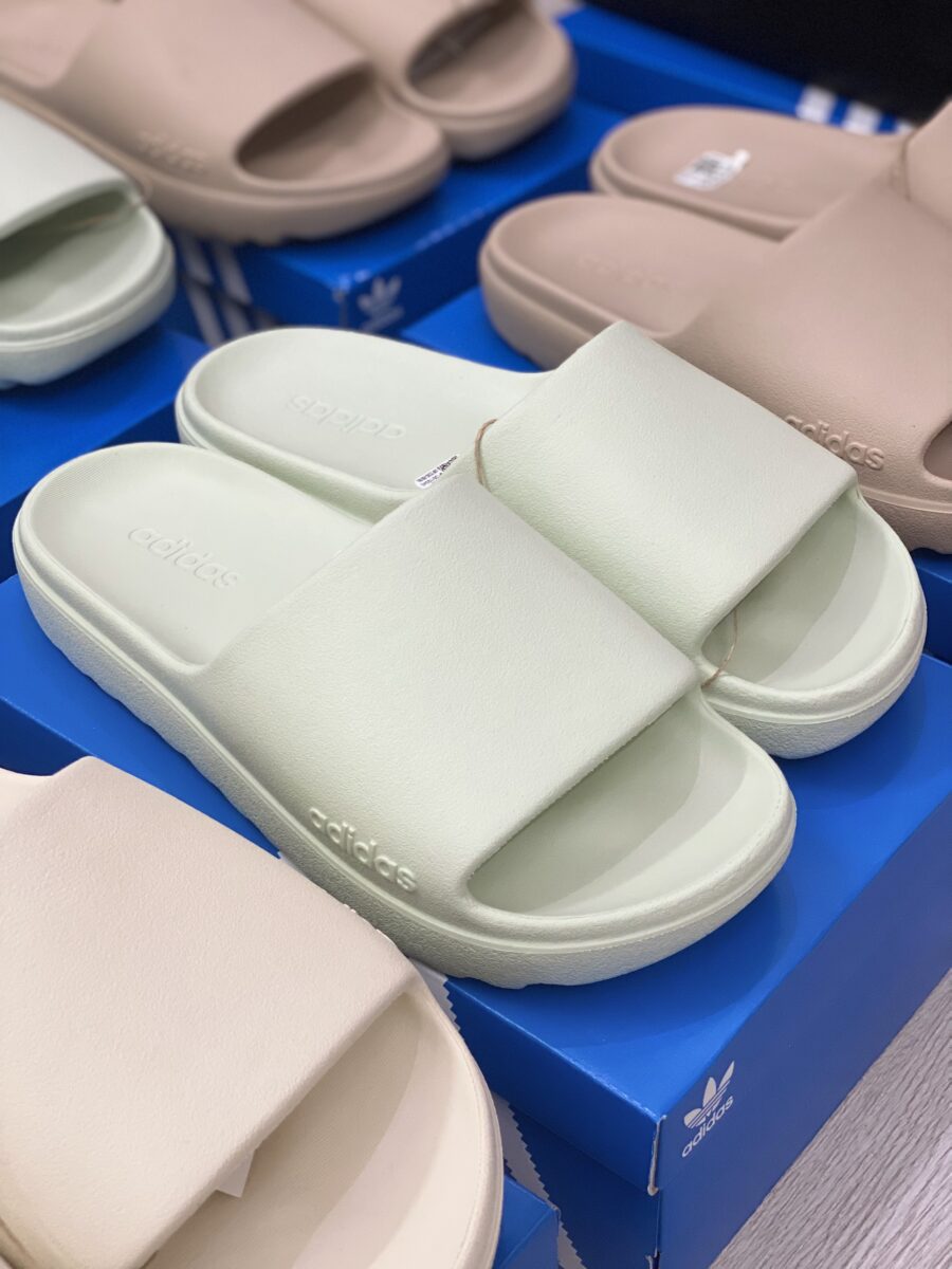 dép adidas adilette lumia linen green jq7459